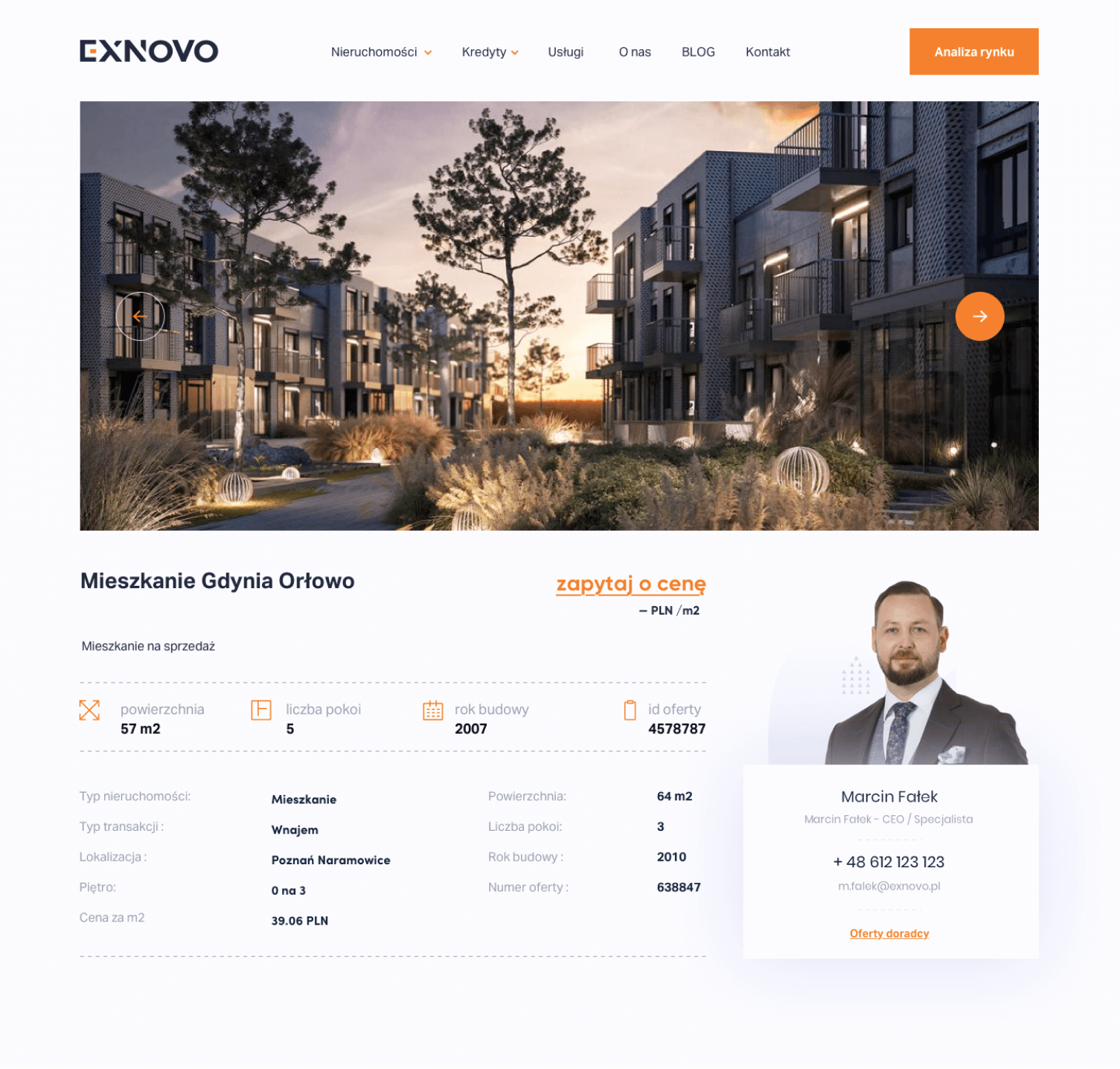 Zrzut strony internetowej exnovo