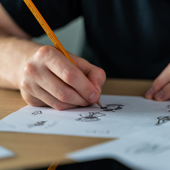 rysowanie na papierze