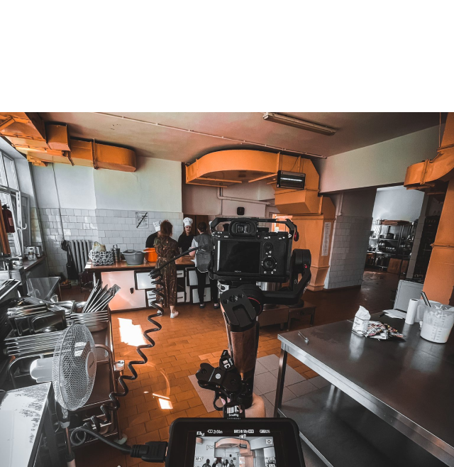 nagrania filmu w kuchni